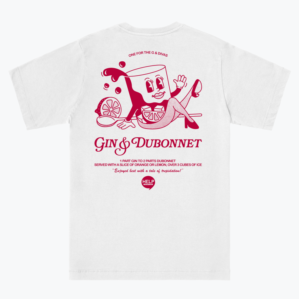 Gin & Dubonnet t-shirt merch